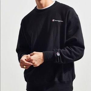 Bundle of 2 Black Vintage Champion Sweatshirts (L + XL)